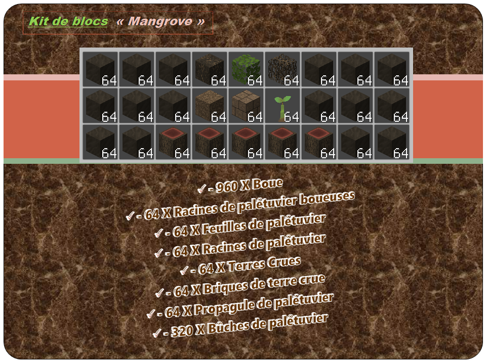 Kit de build <<Mangrove>>
